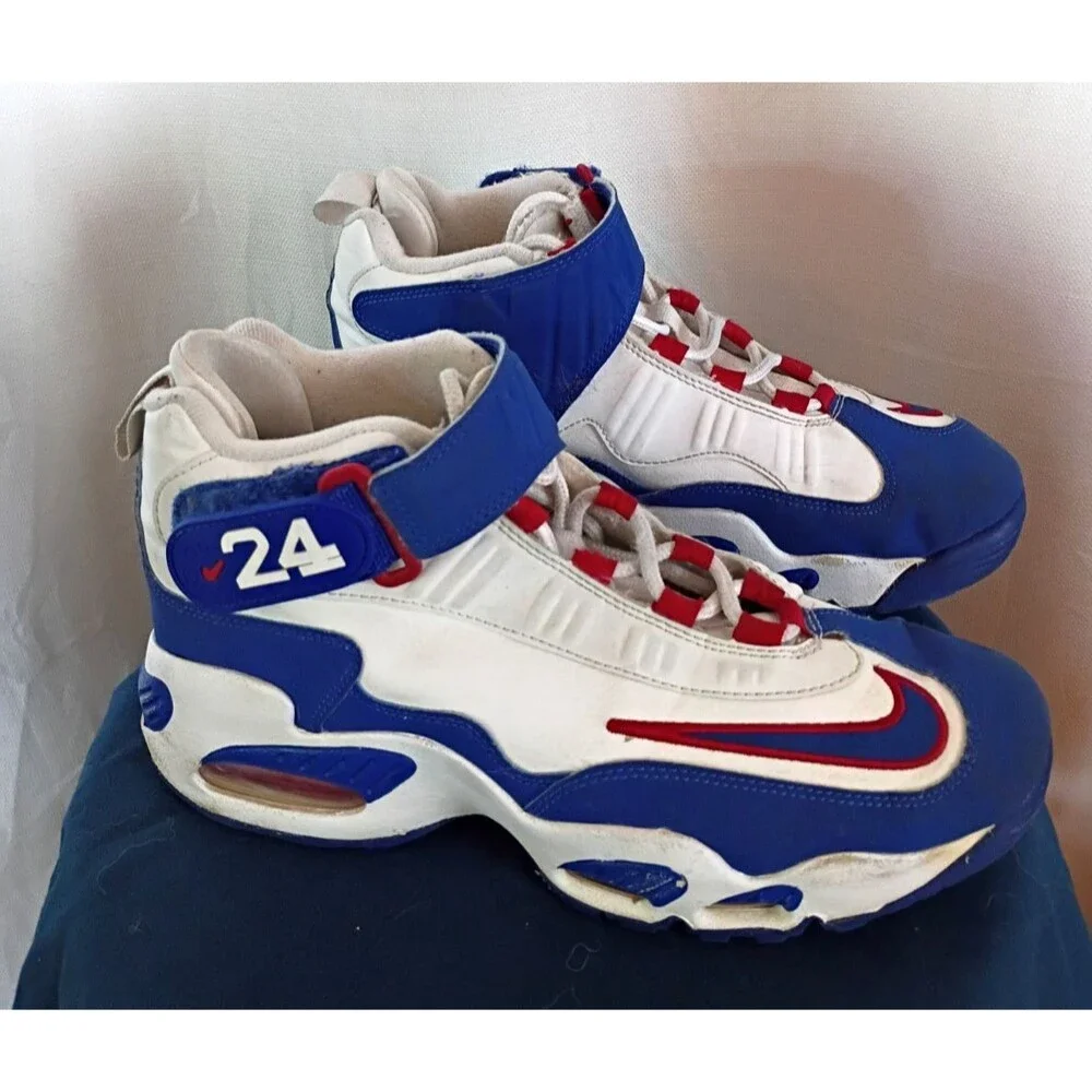 Nike 2022 Air Griffey Max 1 GS USA DX3724-100 White/Blue Youth Boy’s 7y